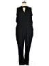 Bebe 100% Polyester Solid Black Jumpsuit Size 20 - photo 1