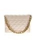 Zara 100% Polyester Solid Chevron-herringbone Ivory Shoulder Bag One size - photo 1