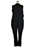 Bebe 100% Polyester Solid Black Jumpsuit Size 20 - photo 2