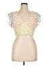 Altar'd State 100% Polyester Yellow Sleeveless Blouse Size XL - photo 1