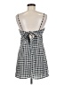 Forever 21 100% Polyester Checkered-gingham Gray Casual Dress Size M - photo 2