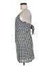 Forever 21 100% Polyester Checkered-gingham Gray Casual Dress Size M - photo 5