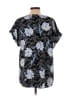 VIISHOW Black Short Sleeve Blouse Size XL - photo 2