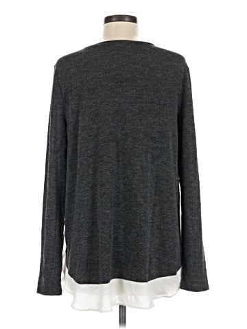 Ann Taylor LOFT Outlet Long Sleeve T-Shirt (view 2)