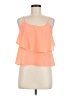Paper Crane 100% Polyester Orange Tank Top Size M - photo 1