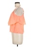 Paper Crane 100% Polyester Orange Tank Top Size M - photo 5