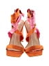 Lulus Color Block Orange Sandals Size 9 - photo 2