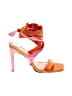 Lulus Color Block Orange Sandals Size 9 - photo 1