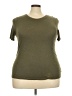 Splendid Solid Green Active T-Shirt Size XXL - photo 1
