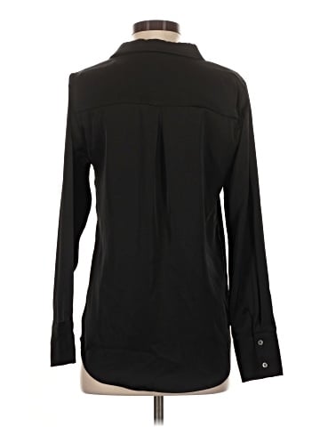 Aqua Long Sleeve Blouse (view 2)