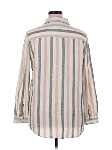 Tahari Long Sleeve Button-Down Shirt (view 2)