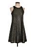 Veronica M. Metallic Black Casual Dress Size S - photo 1