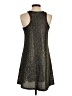Veronica M. Metallic Black Casual Dress Size S - photo 2