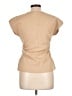 Zara Tan Short Sleeve Top Size L - photo 2