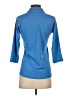 Pebble Beach 100% Polyester Blue Long Sleeve Polo Size S - photo 2