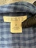Festi 100% Cotton Checkered-gingham Blue Long Sleeve Button-Down Shirt Size 2X Plus (2) - photo 7