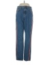 New Look Stripes Blue Jeans Size 4 - photo 1