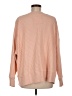 American Eagle Outfitters Solid Pink Pullover Sweater Size M - photo 2