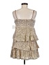 Altar'd State 100% Polyester Stars Gold Cocktail Dress Size M - photo 2