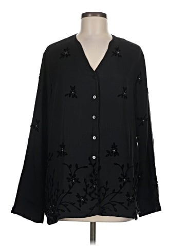 Folio Saks Fifth Avenue Long Sleeve Blouse (view 1)