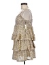 Altar'd State 100% Polyester Stars Gold Cocktail Dress Size M - photo 5