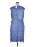 Connected Apparel Blue Cocktail Dress Size 14 - photo 2