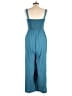 Unbranded 100% Polyester Solid Teal Jumpsuit Size XL - photo 2