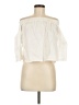 Mango 100% Cotton Ivory 3/4 Sleeve Blouse Size 6 - photo 1