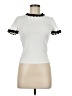Zara Ivory Short Sleeve Turtleneck Size M - photo 1