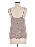 Halogen 100% Polyester Brown Sleeveless Blouse Size M - photo 2