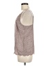 Halogen 100% Polyester Brown Sleeveless Blouse Size M - photo 5
