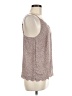 Halogen 100% Polyester Brown Sleeveless Blouse Size M - photo 4