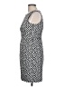Charter Club 100% Polyester Houndstooth Black Cocktail Dress Size 10 Petite - photo 5