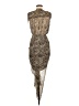 Veronica Beard 100% Silk Animal Print Brown Cocktail Dress Size 6 - photo 2