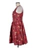 ModCloth 100% Cotton Hearts Red Casual Dress Size M - photo 5