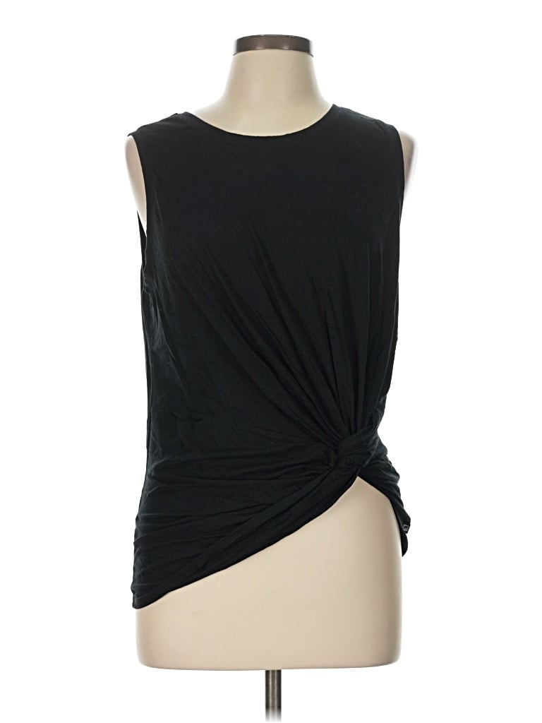 Pre-owned Fabletics Sleeveless T-shirt In Black