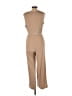 Nina Leonard Solid Tan Jumpsuit Size XL - photo 2