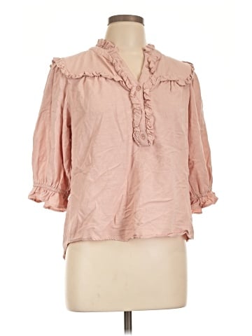 Democracy 3/4 Sleeve Blouse (view 1)