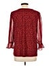 Cato Red 3/4 Sleeve Blouse Size L - photo 2
