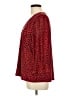 Cato Red 3/4 Sleeve Blouse Size L - photo 5
