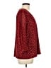 Cato Red 3/4 Sleeve Blouse Size L - photo 4