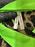 Truth NYC 100% Polyester Animal Print Green Long Sleeve Blouse Size L - photo 7