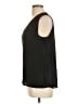 Rose + Olive 100% Polyester Black Sleeveless Blouse Size L - photo 5