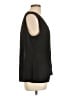 Rose + Olive 100% Polyester Black Sleeveless Blouse Size L - photo 4