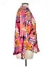 Ruby Rd. 100% Cotton Floral Pink 3/4 Sleeve Blouse Size 18 - photo 4