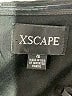 Xscape Solid Black Cocktail Dress Size 4 - photo 4