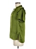 Jigsaw 100% Polyester Green Short Sleeve Blouse Size 6 - photo 5