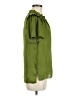 Jigsaw 100% Polyester Green Short Sleeve Blouse Size 6 - photo 4