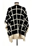 Club Monaco Checkered-gingham Black Poncho One size - photo 2