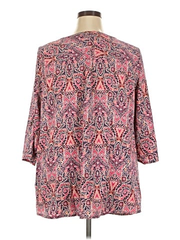 Croft & Barrow 3/4 Sleeve Blouse (view 2)